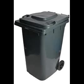 Trash Can 60 GAL Gray Rollout With Handle 1/Each