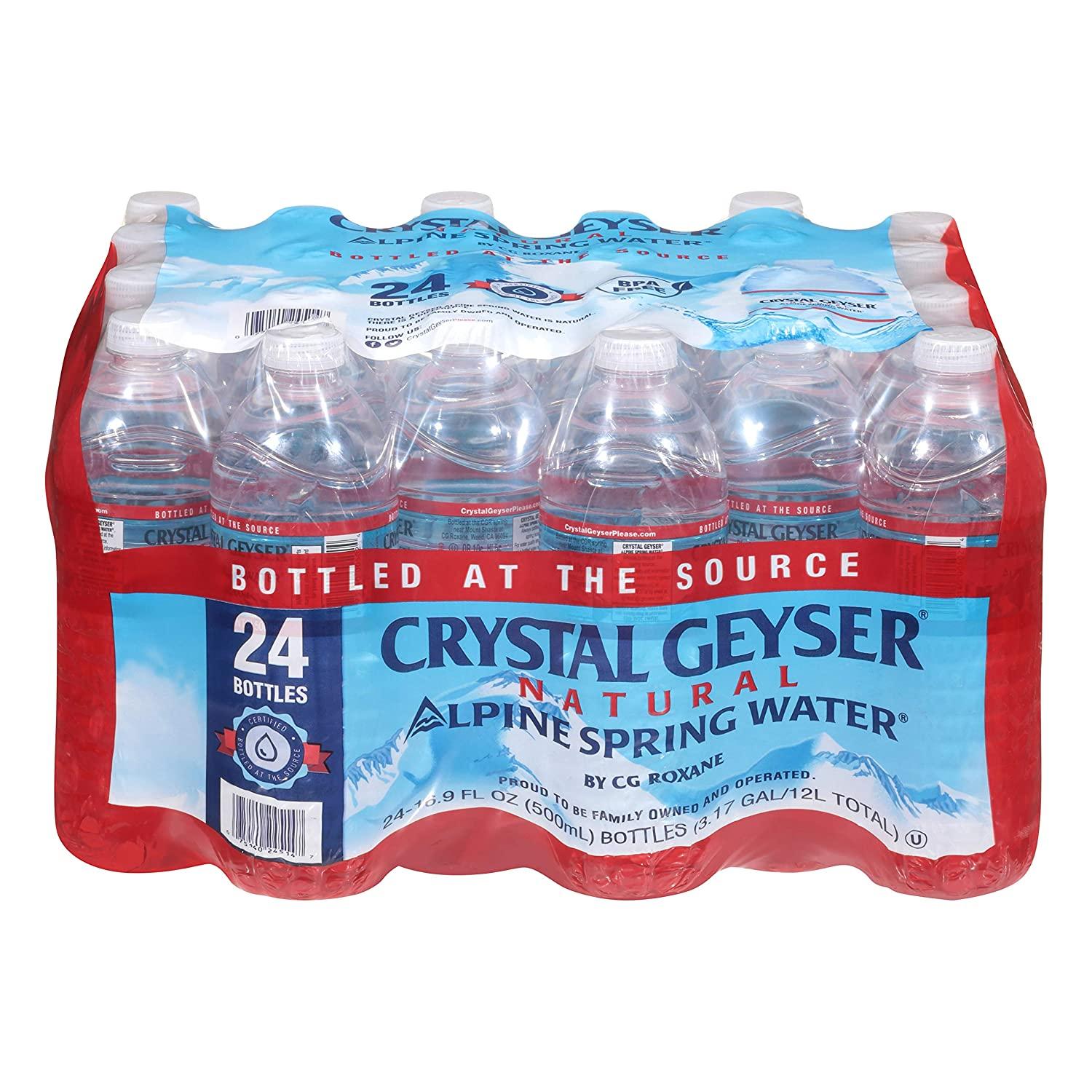 Water 500 mL Clear 24/Case