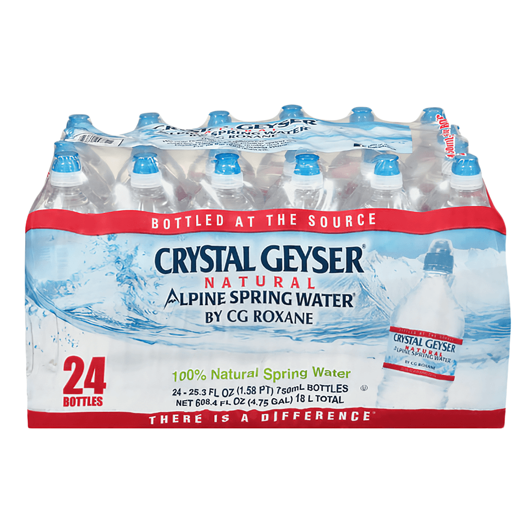 Water 750 mL Clear 24/Case