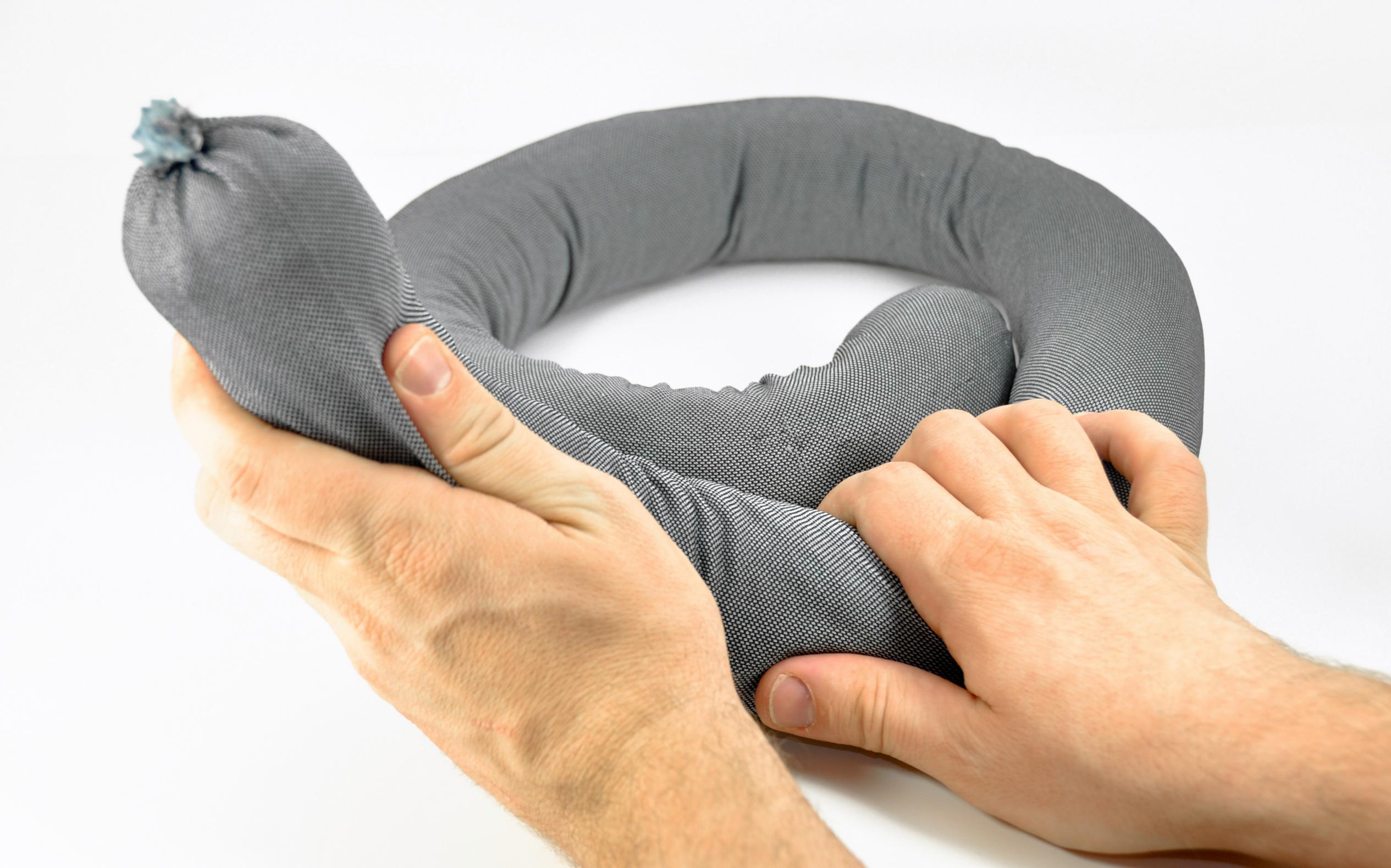 Absorbent Sock 4X3 IN 44 GAL Gray 40/Case