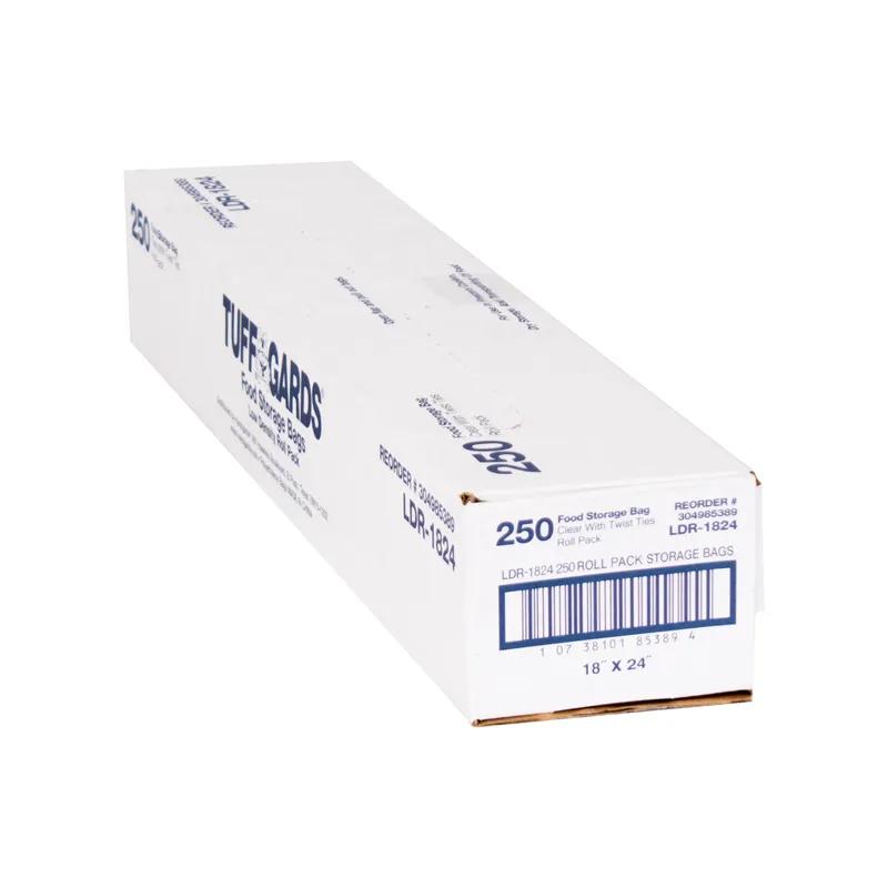 Tuffgards® Bag 18X24 IN LDPE 0.6MIL Clear 250/Case