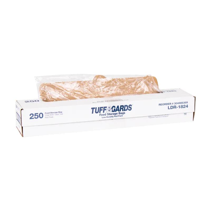 Tuffgards® Bag 18X24 IN LDPE 0.6MIL Clear 250/Case