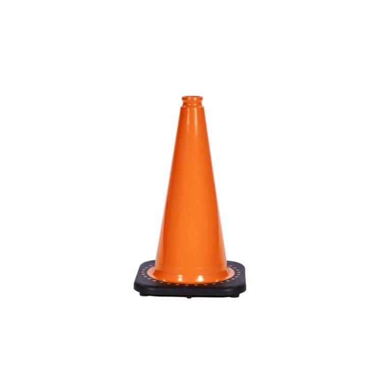 Safety Cone 10.5X18 IN 3 LB Wet Floor Imprint Orange PVC 1/Each