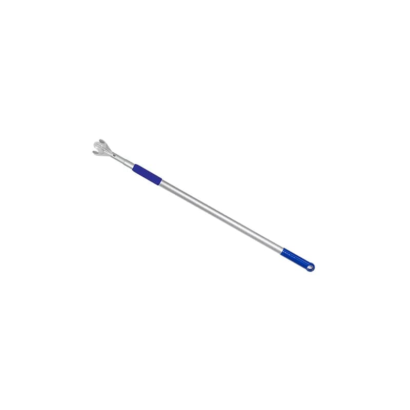 Mop Handle Silver Blue Aluminum 1/Each