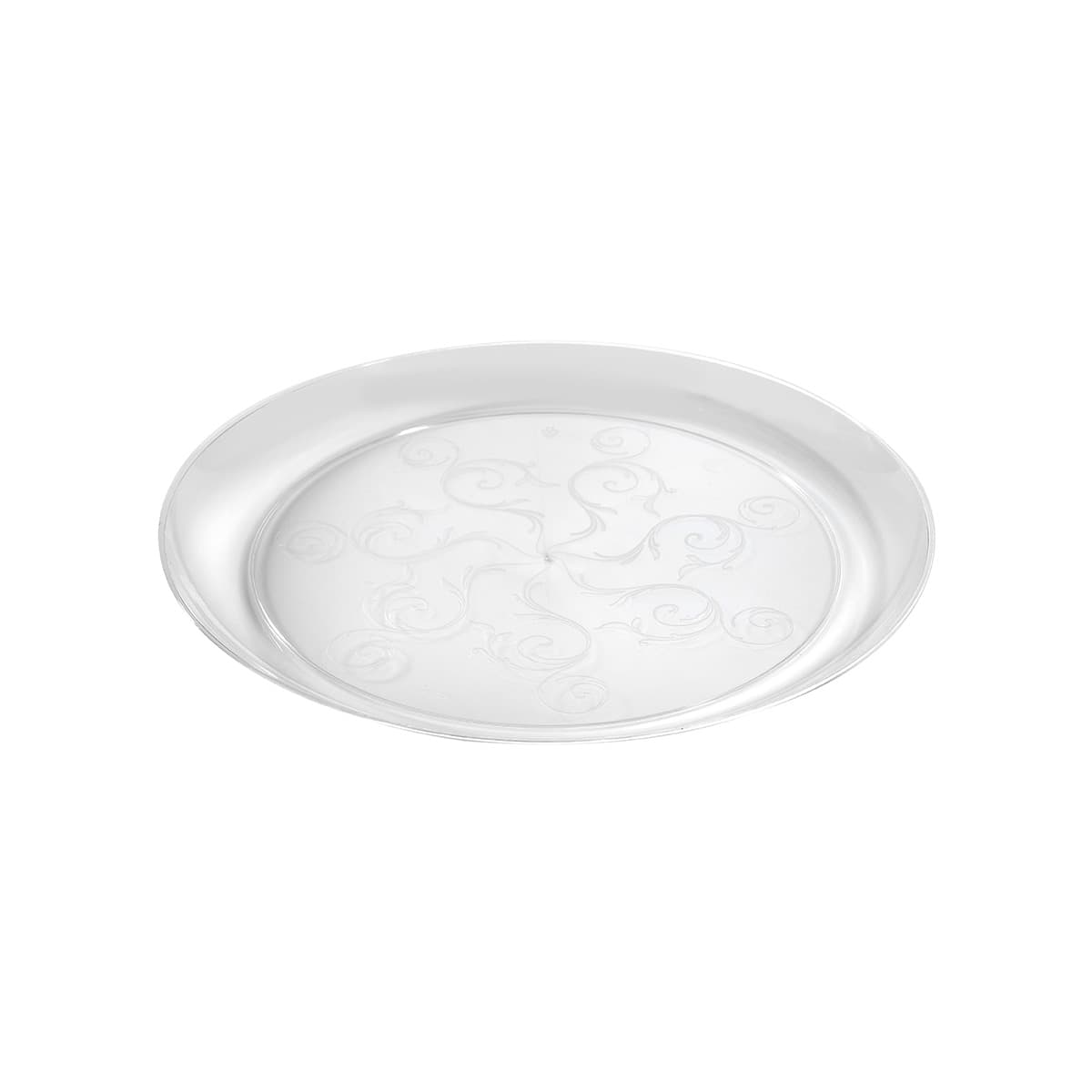 Plate 6.25 IN Plastic Clear Round 240/Case