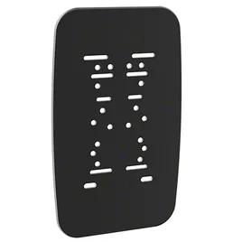 TRUE FIT™ Wall Plate Black ABS For ES8 18/Case