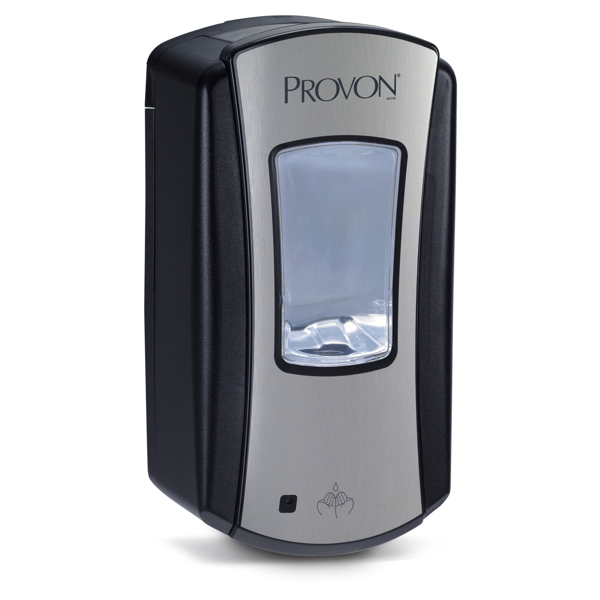 PROVON® Hand Soap Dispenser 1200 mL Chrome Wall Mount High Capacity ADA Compliant Battery Operated For LTX-12 4/Case