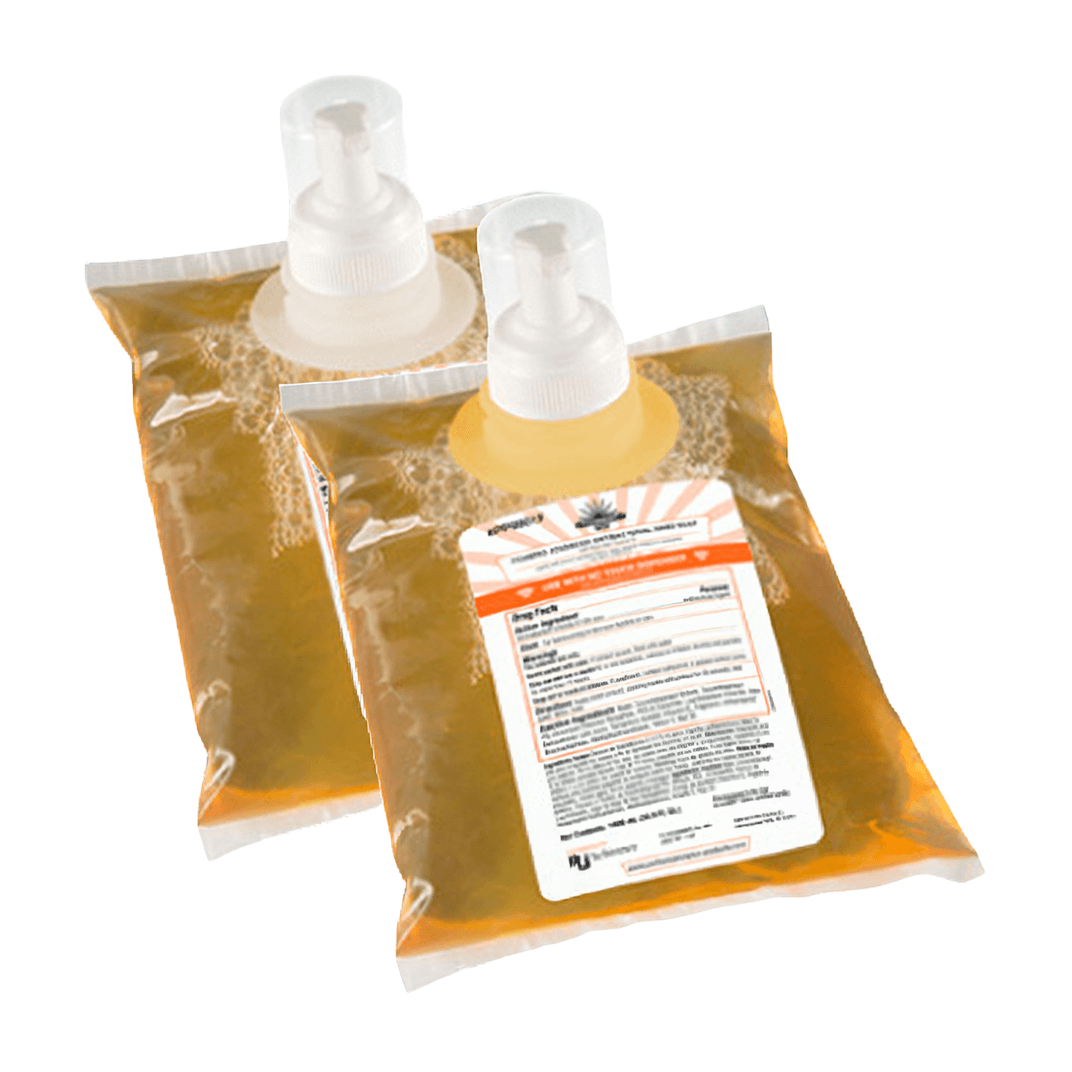 Hand Soap Foam 1000 mL Citrus Spice Amber Antibacterial 6/Case