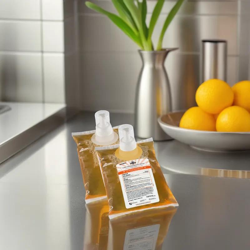 Hand Soap Foam 1000 mL Citrus Spice Amber Antibacterial 6/Case
