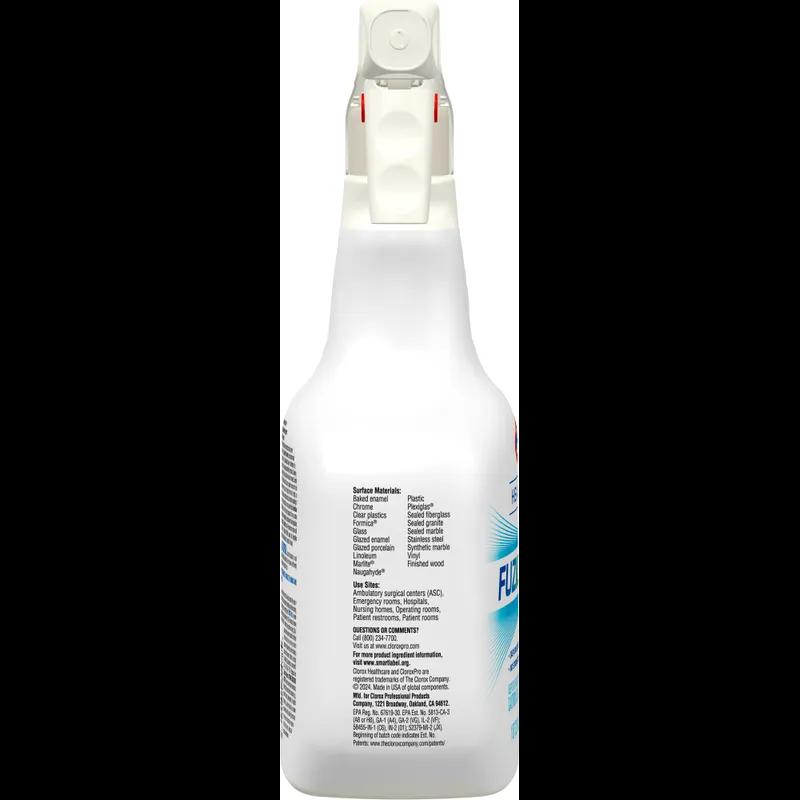 Clorox Healthcare® Fuzion® Unscented One-Step Disinfectant 32 FLOZ Multi Surface RTU Antibacterial 9/Case