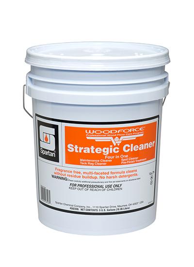 WOODFORCE® Strategic Cleaner Floor Wood 5 GAL Alkaline Liquid 1/Case