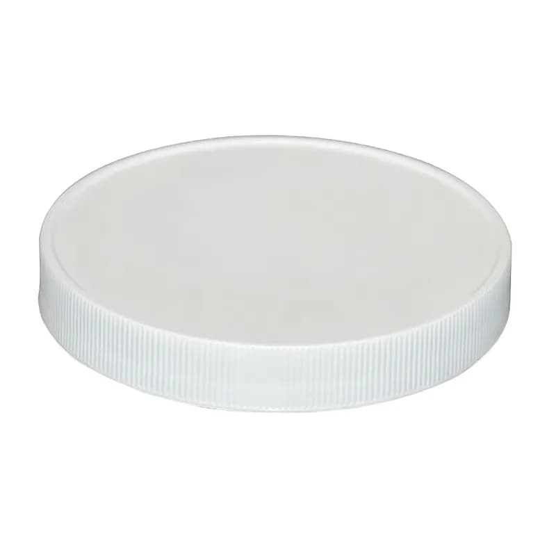 Cap PET White For Bottle Straight Ribbed Screw Top 216/Case