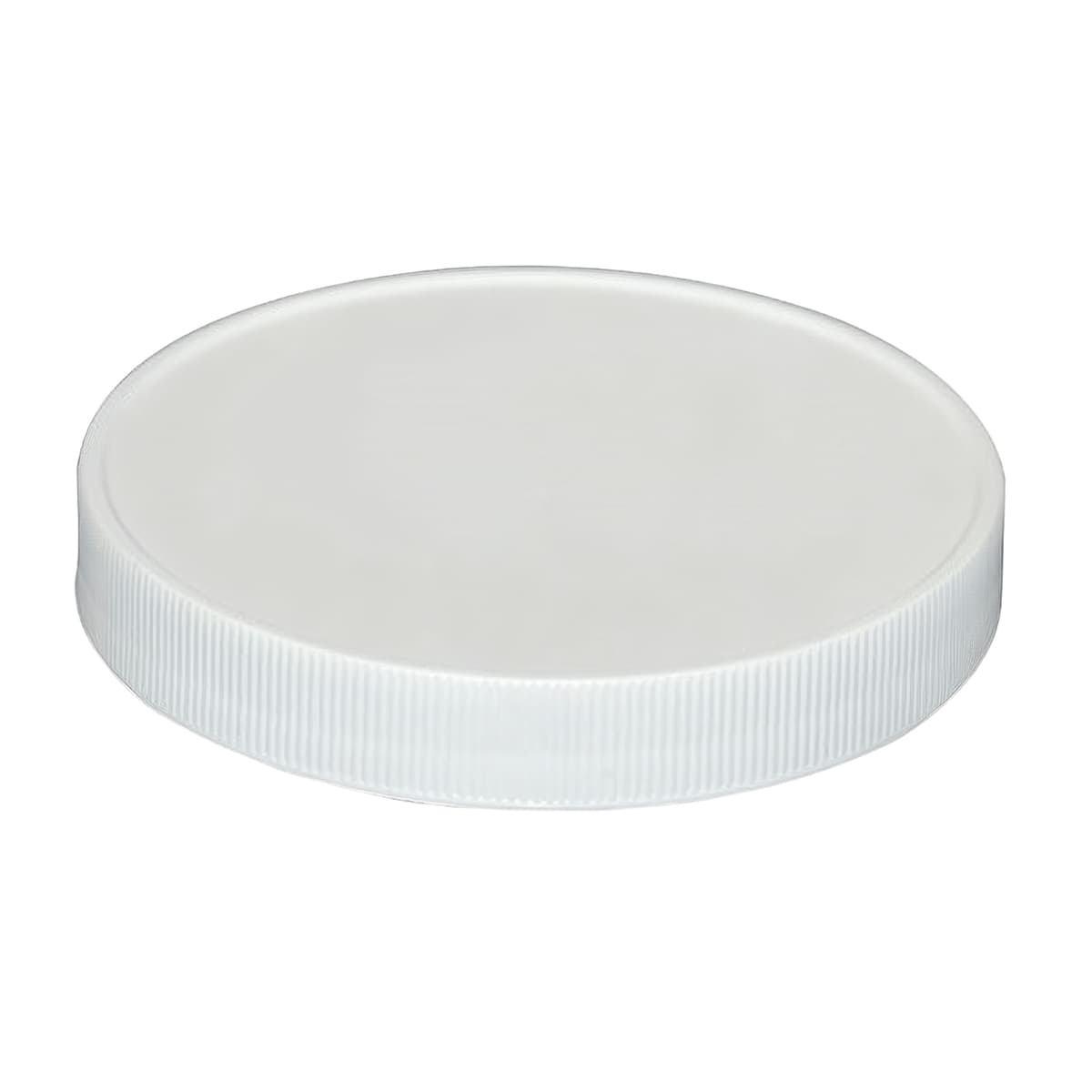 Cap PET White For Bottle Straight Ribbed Screw Top 216/Case