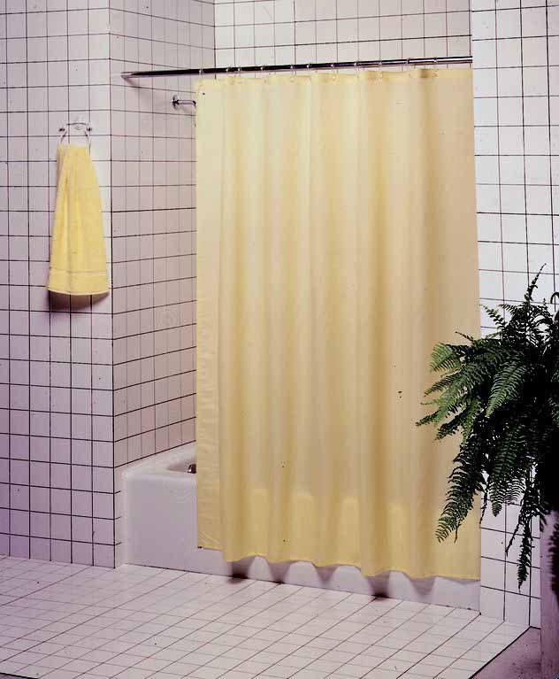 Shower Curtain 36X76 IN Beige 10GA 12/Dozen