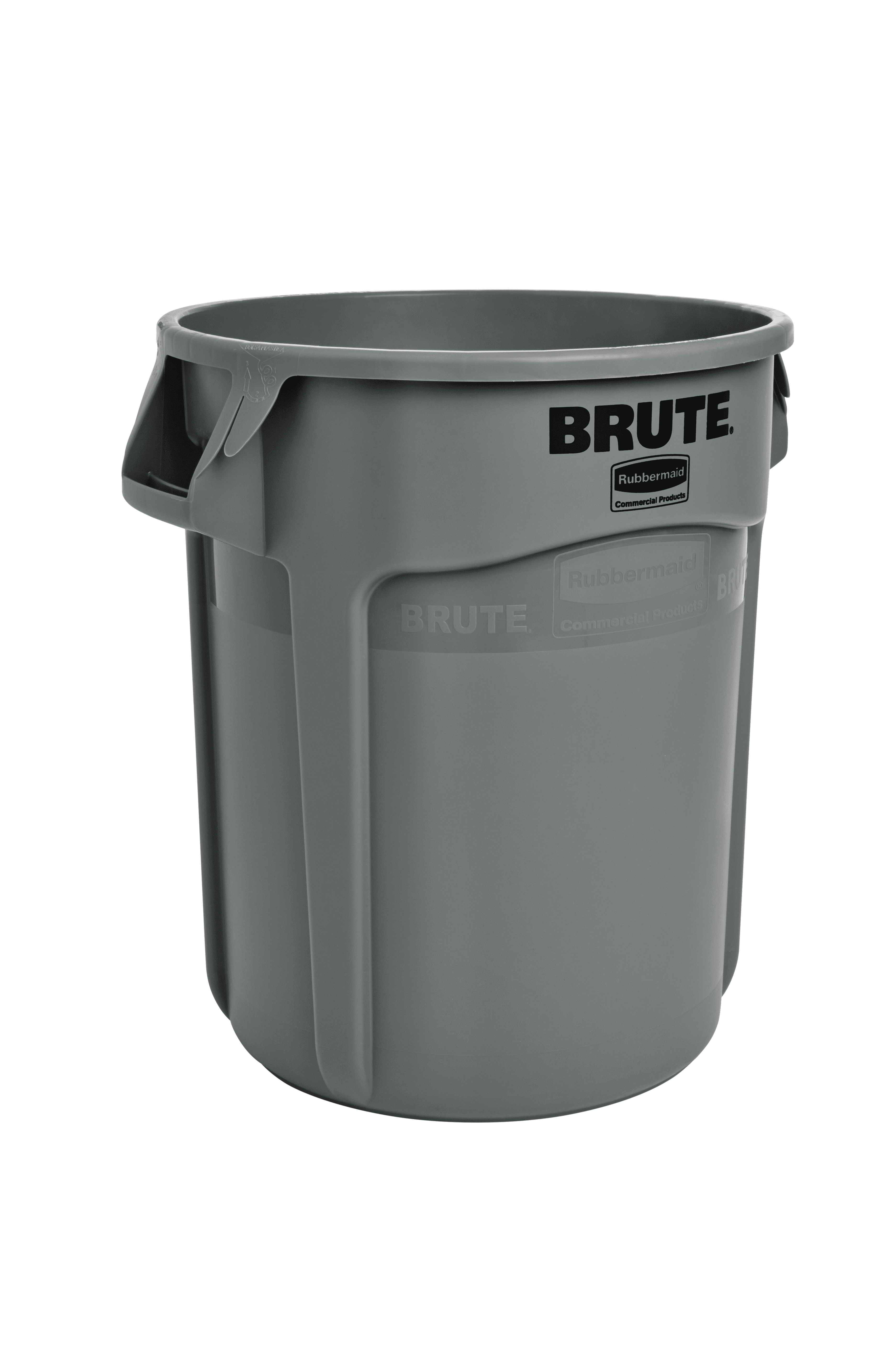 Brute® 1-Stream Trash Can 19.4X22.5X22.9 IN 20 GAL 80 QT Gray Resin Food Safe 1/Each