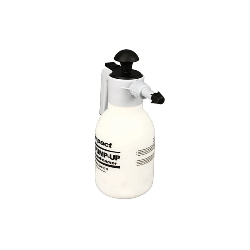 Impact® Pump Up Foam Sprayer 48 OZ Plastic Metal Black White Ergonomic Thumb Lock Junior With Viton Seals 6 Count/Case