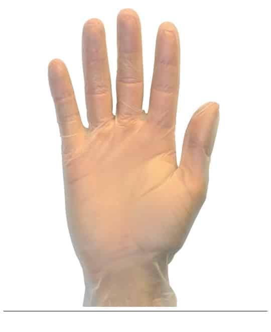 Safety Zone® Examination Gloves Medium (MED) Green Vinyl Powder-Free 1000/Case