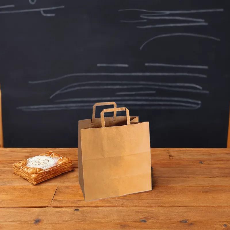 Victoria Bay Shopper Bag 12X7X12 IN Paper Kraft Gusset With Handle 250/Case