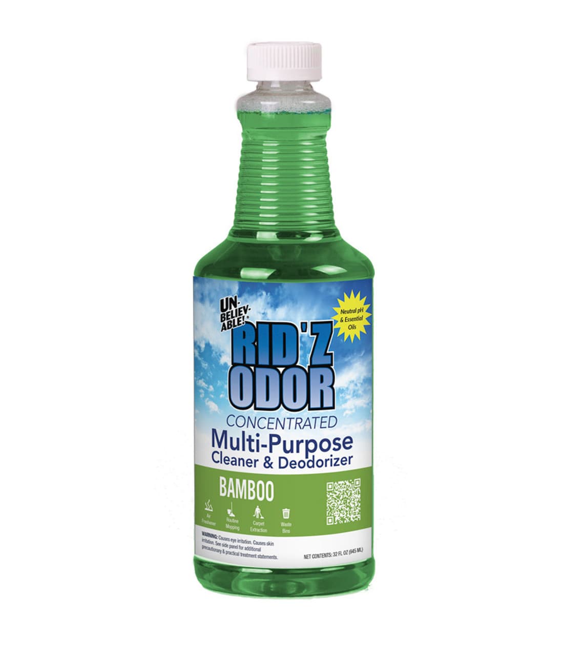 Deodorizer Bamboo Green Liquid 32 FLOZ 12/Case
