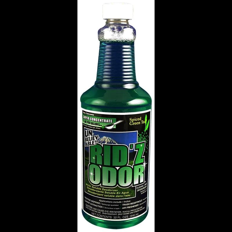 Deodorizer Green Tea Green Liquid 32 FLOZ 12/Case