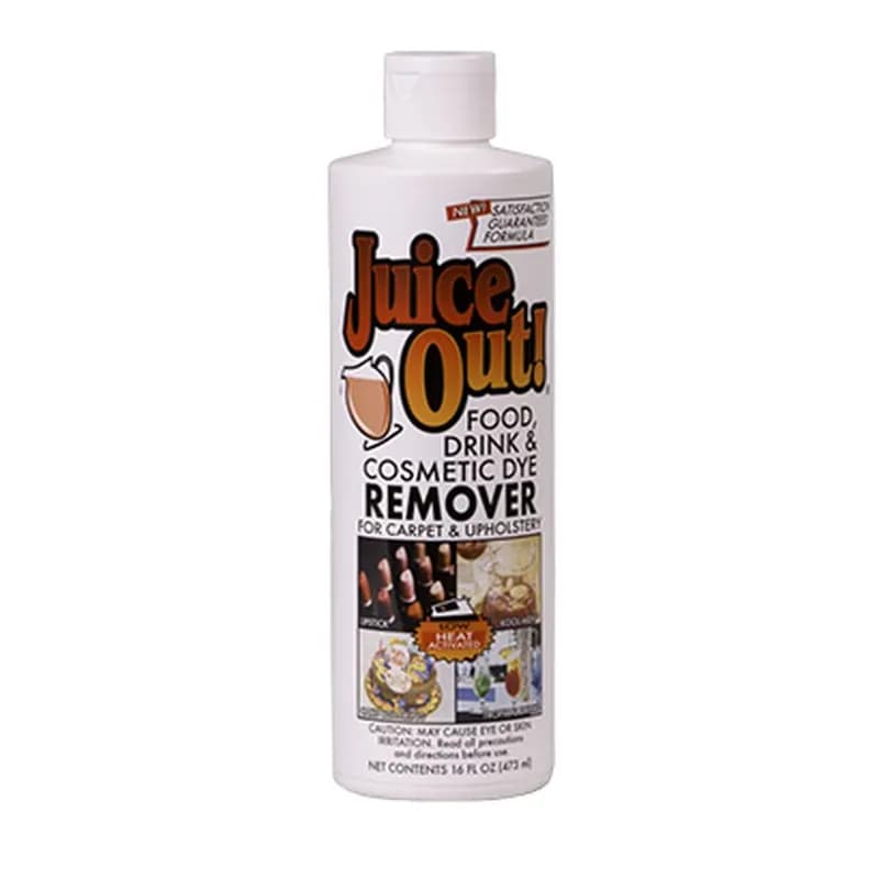 Juice Out® Stain Remover 32 OZ Carpet Liquid Removes Food Coloring 12/Case