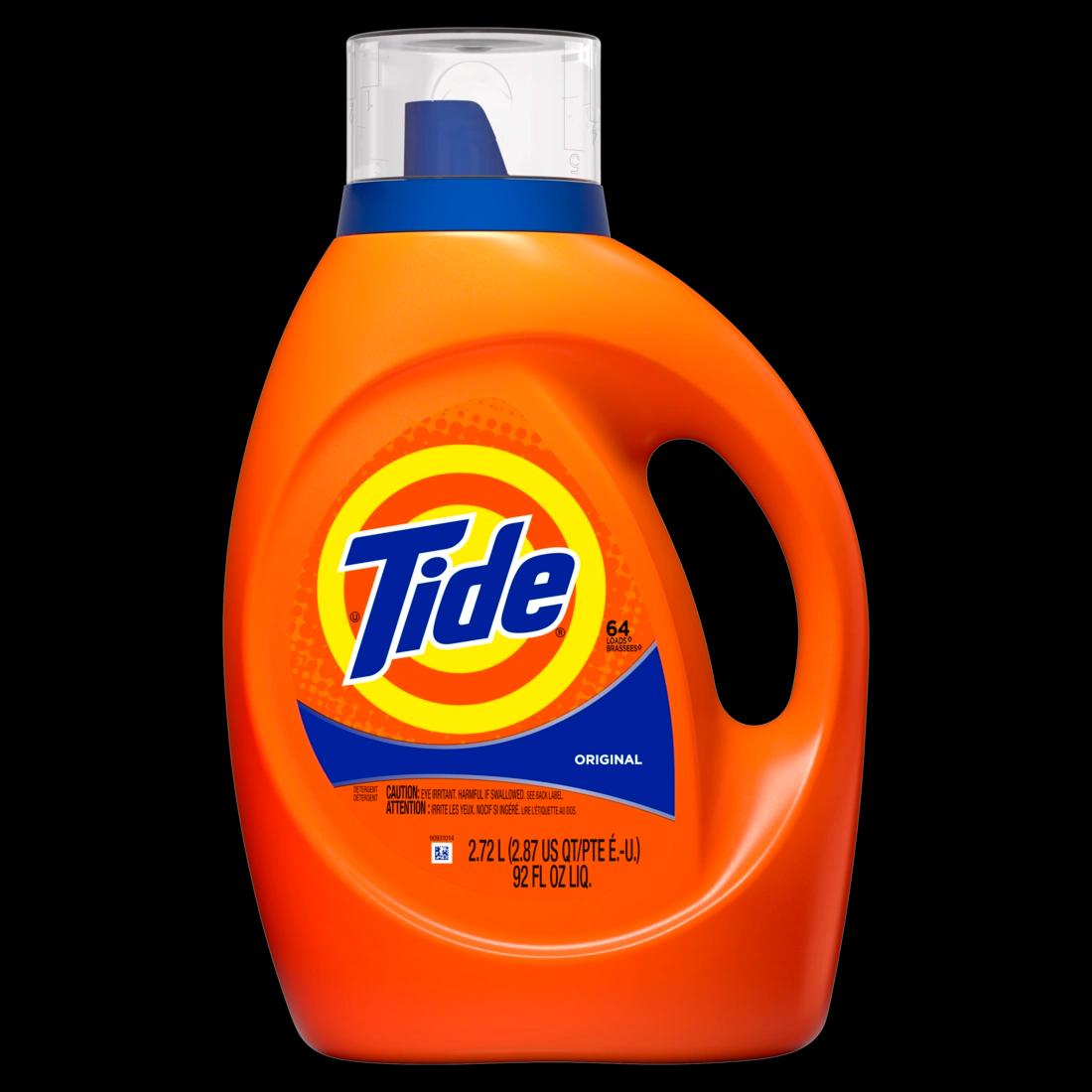 Tide® Laundry Detergent 92 FLOZ Liquid 4/Case