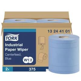 Tork Cleaning Wipe 15.75X11 IN 492.188 FT Paper Blue Centerpull Refill 375 Sheets/Roll 2 Rolls/Case 750 Sheets/Case