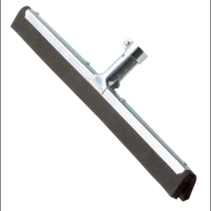 Floor Squeegee 18 IN Steel Alloy Rubber Moss Black 12 Count/Case