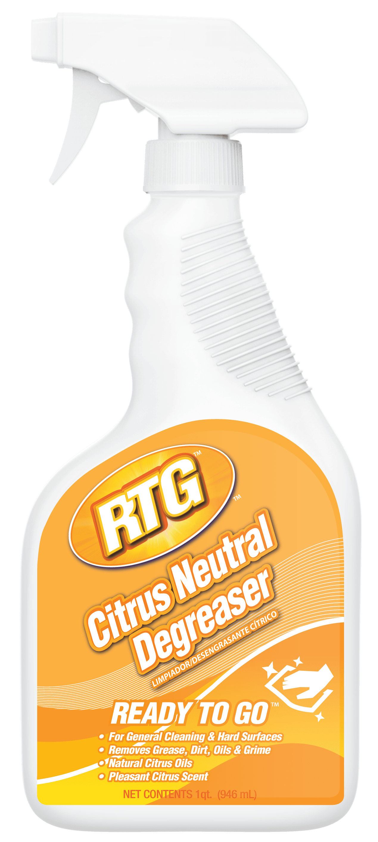 RTG Ready To Go Citrus Scent Degreaser 34 OZ Neutral 6/Case