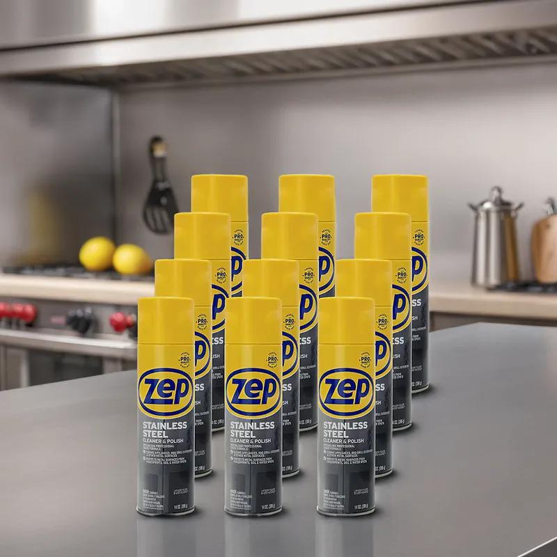 Citrus Scent Stainless Steel Cleaner 14 FLOZ Aerosol 12/Case