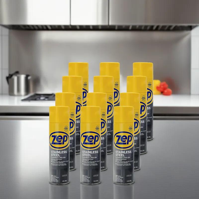 Citrus Scent Stainless Steel Cleaner 14 FLOZ Aerosol 12/Case