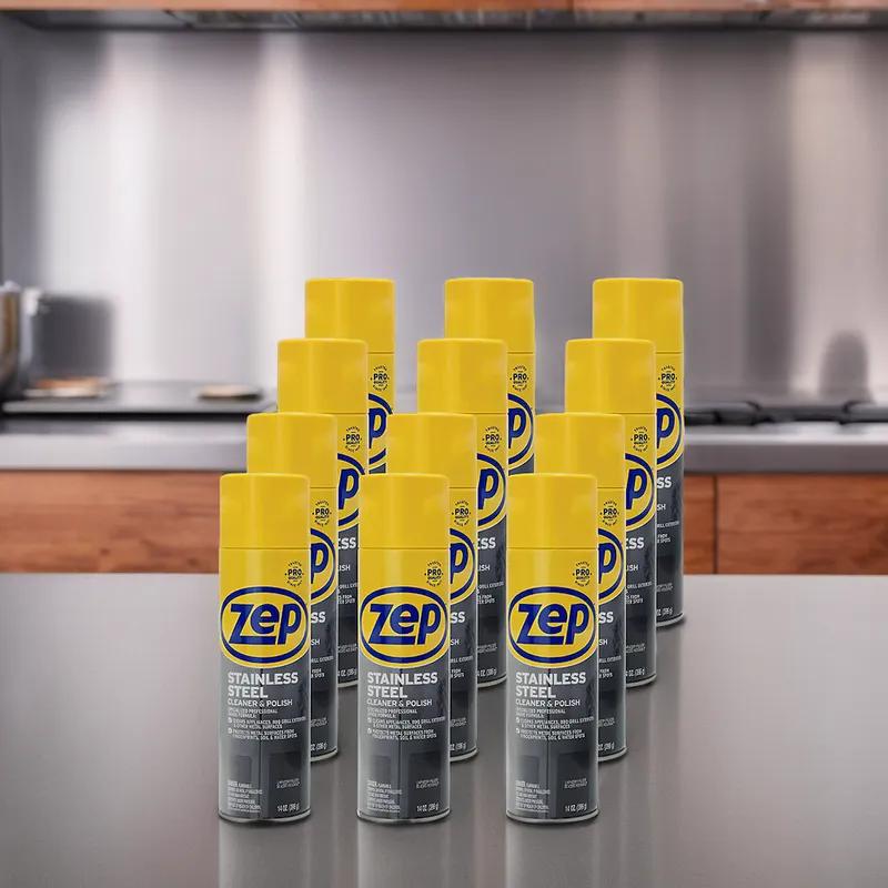 Citrus Scent Stainless Steel Cleaner 14 FLOZ Aerosol 12/Case