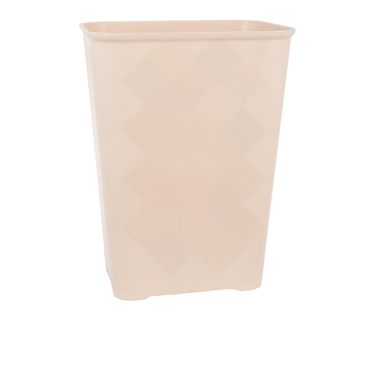 Trash Can 40 QT Beige Fire Resistant 1/Each