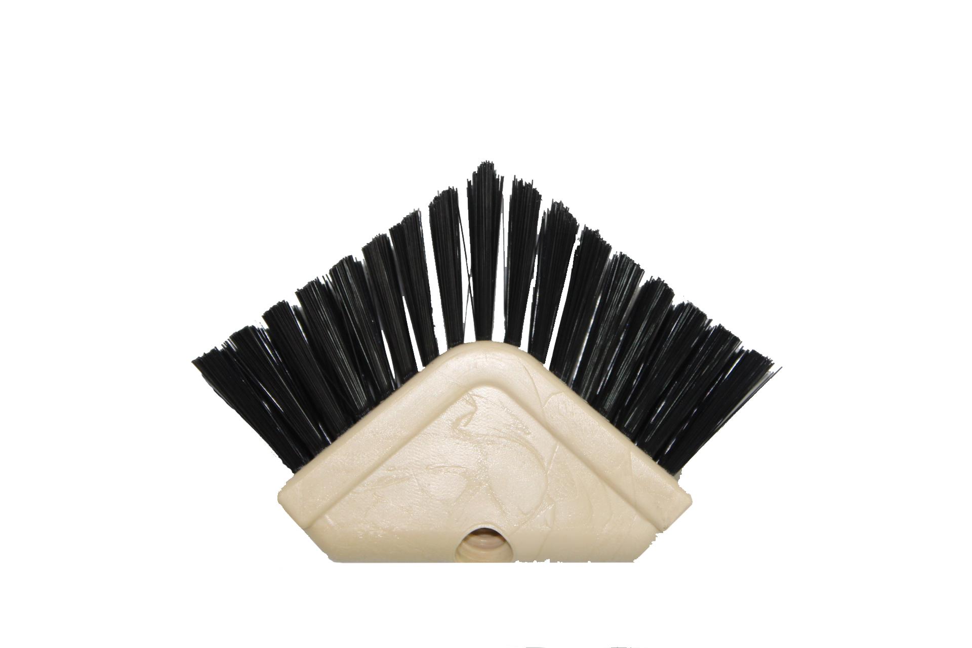 Baseboard Brush PP Black 2 Screw Holes 1/Each