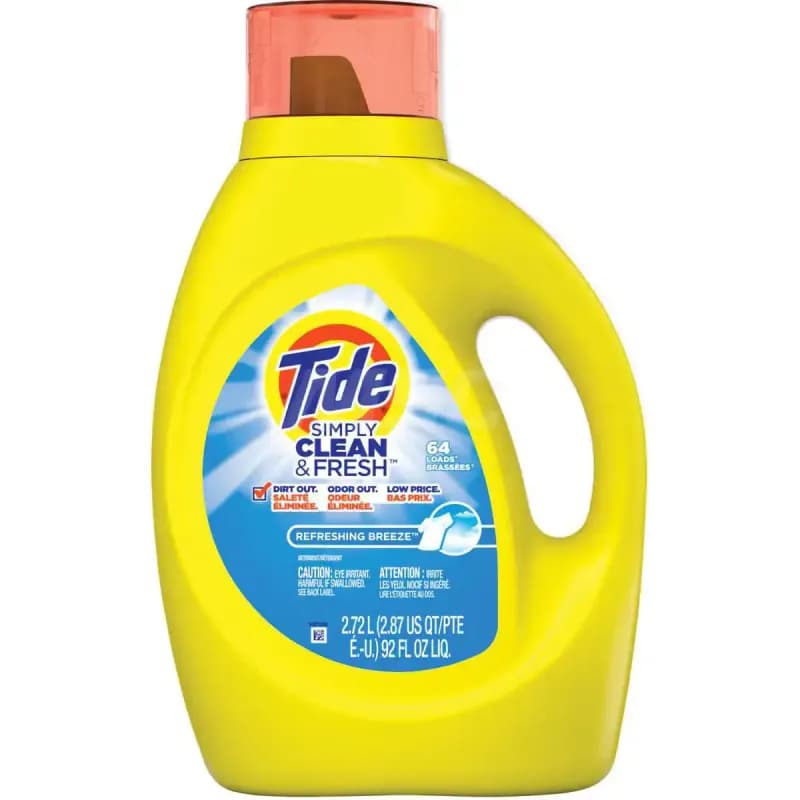 Tide® Laundry Detergent 92 FLOZ Liquid 4/Case