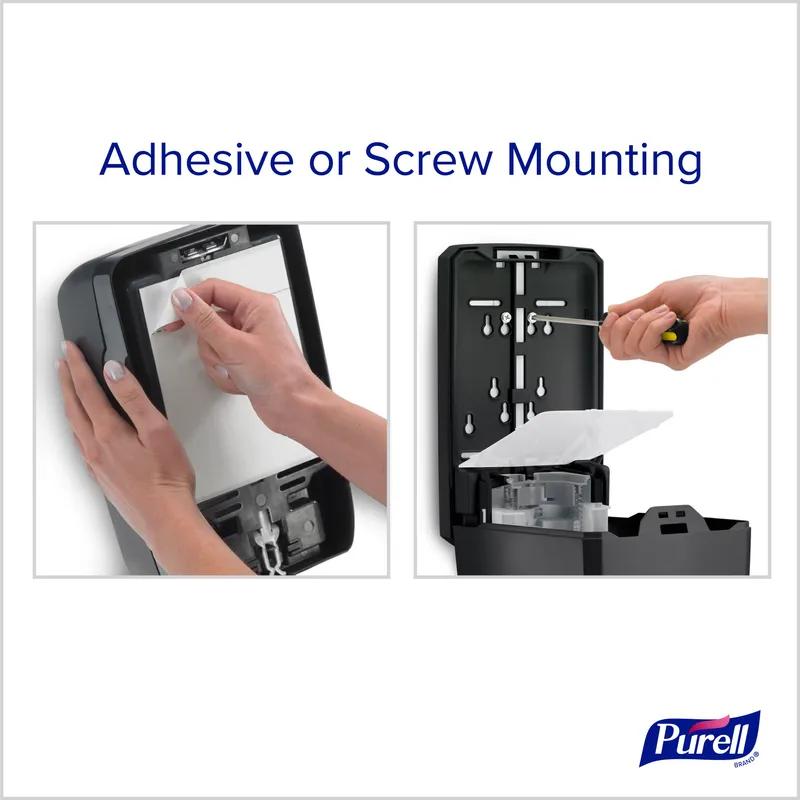 Purell® Soap Dispenser 2000 mL Graphite Wall Mount Push Lever High Capacity Viewing Window Lockable For FMX-20 6/Case