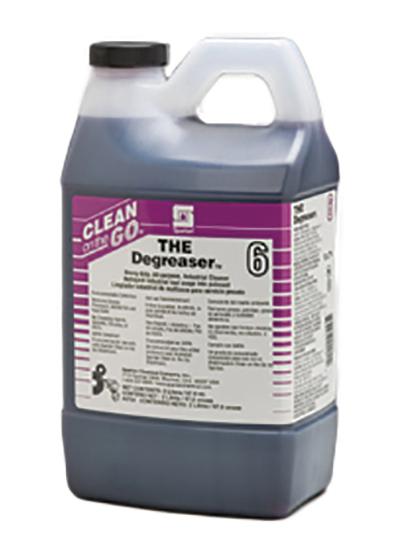 THE Degreaser 6 Mild Scent 2 L Multi Surface Heavy Duty Alkaline Concentrate 4/Case