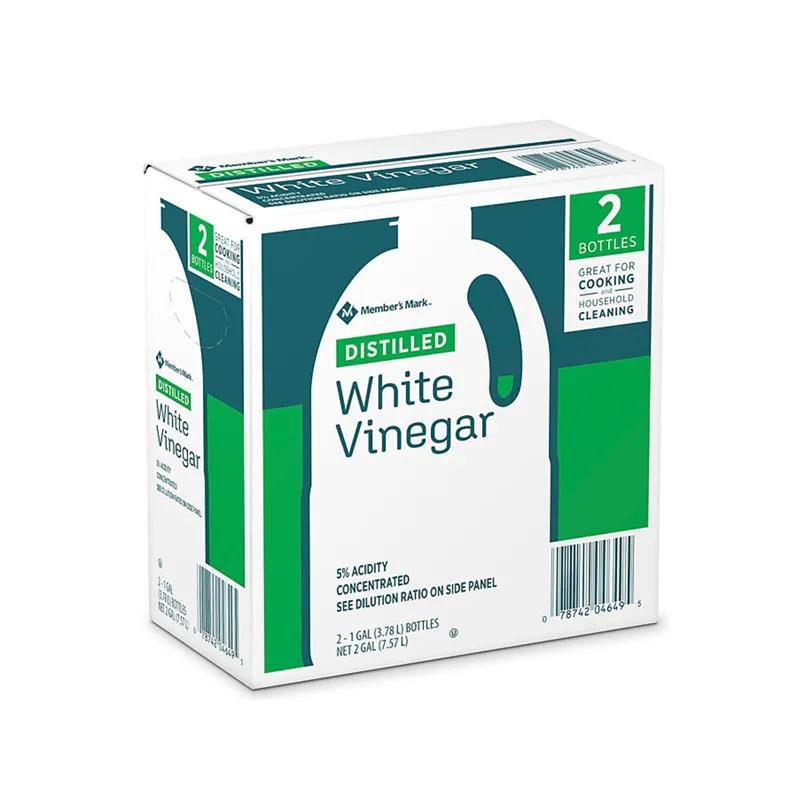 Member's Mark White Vinegar 1 GAL Clear 5% Acidity Distilled 2/Case