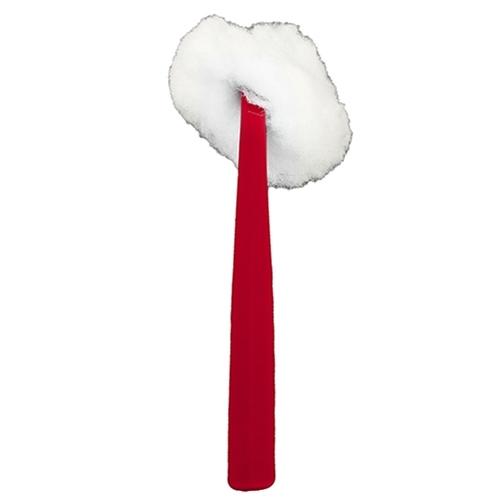 Impact® Toilet Bowl Mop Polypropylene (PP) Acrylic White Red 100 Count/Case