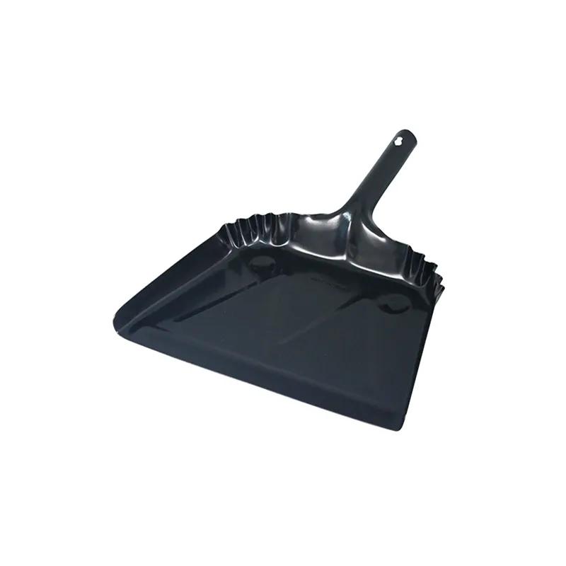 Impact® Dust Pan Black Metal Hanger Hole 20 Gauge Steel 12 Count/Case