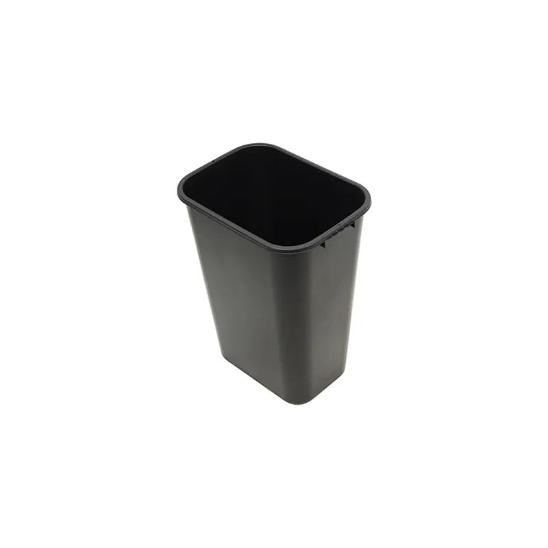 Impact® Trash Can 15.35X11.15X19.90 IN Black Plastic 1/Each