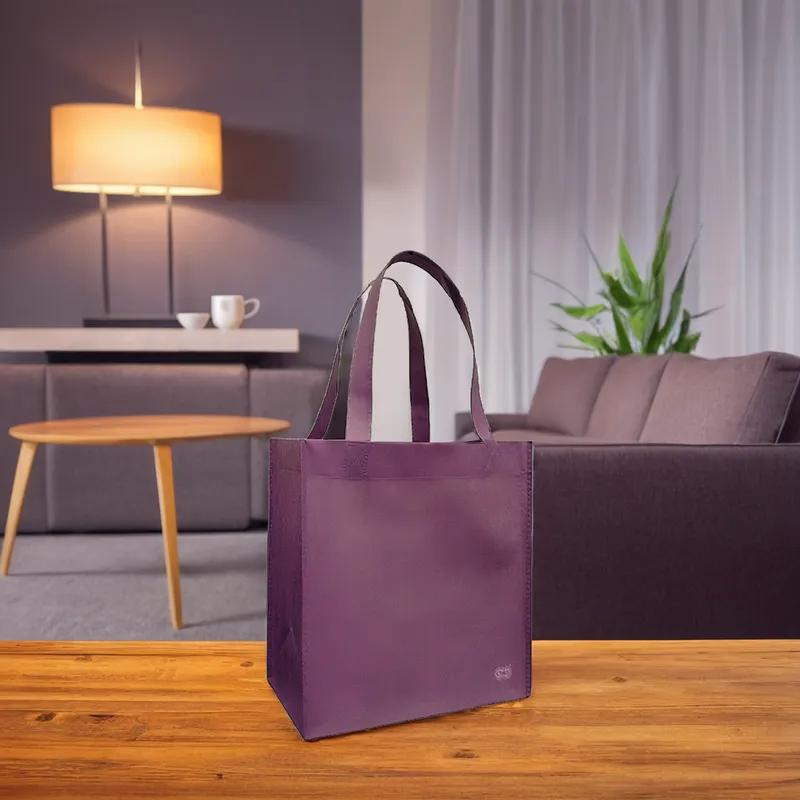 Bag NWPP 100GSM Cardboard Bottom Non-Woven Reusable 100/Case