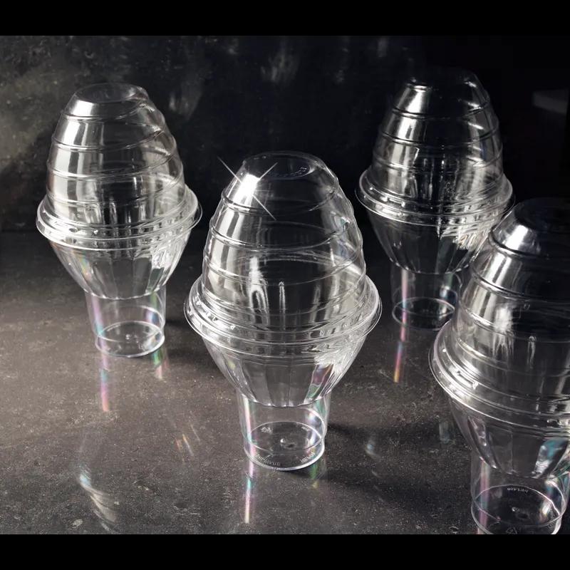 Lid Dome PET Clear Round For Parfait Container 240/Case