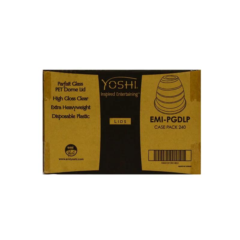 Lid Dome PET Clear Round For Parfait Container 240/Case