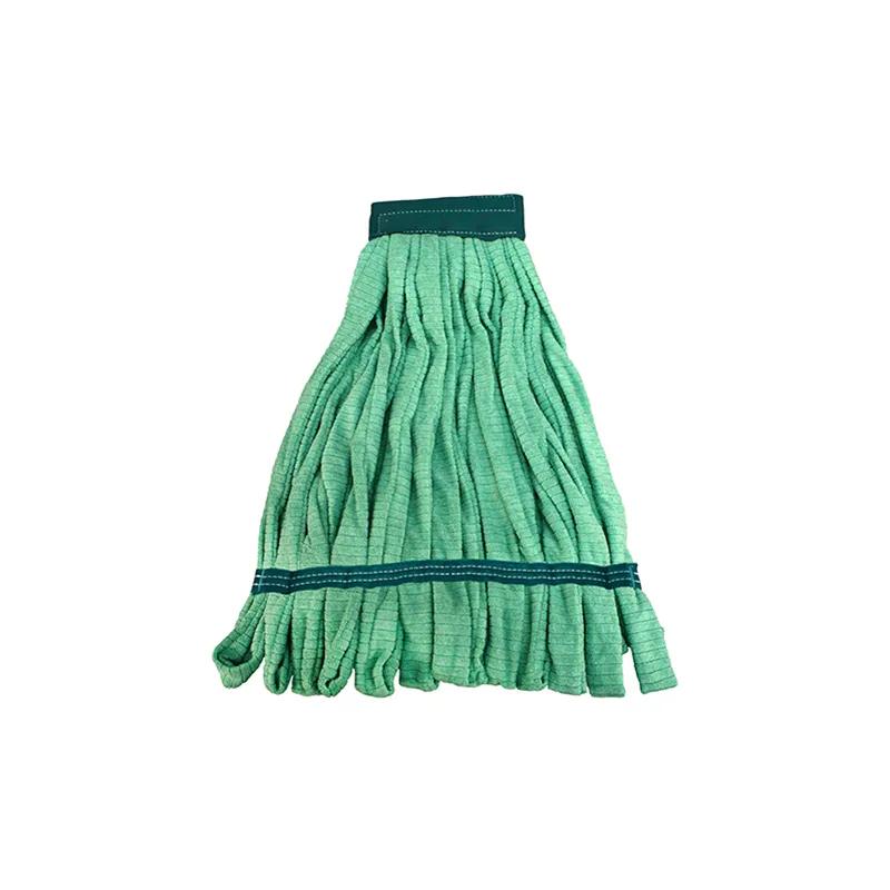 Impact® Tube Mop Large (LG) Green Microfiber Canvas Wide Band Tailband 12/Case