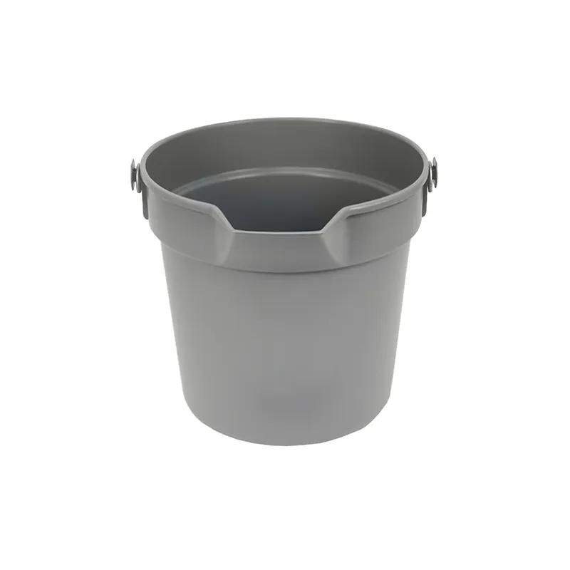 Impact® Bucket 10 QT Heavy Duty High-Density Polypropylene (HDPP) Gray Pour Spout Embossed Graduations 12 Count/Case