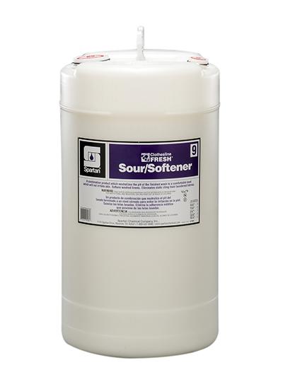 Clothesline Fresh® Sour/Softener 9 Mild Scent Laundry Sour & Softener 15 GAL Acidic Liquid 1/Pail