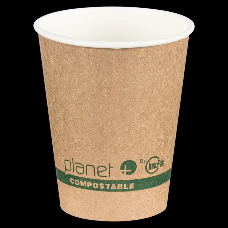 Planet+® Hot Cup 12 OZ PLA SBS Paperboard Round Double Wall 1000/Case