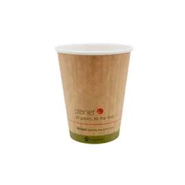 Hot Cup 12 OZ PLA SBS Paperboard Round Double Wall 1000/Case
