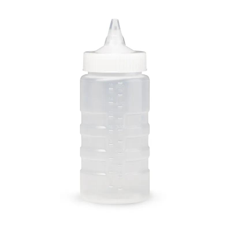 Traex® Garlic Bottle 16 OZ 2.937X2.937X7.25 IN PE Clear Squeeze 12/Case